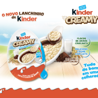 Conheça Kinder Creamy®: novo lanchinho em colherada de Kinder®